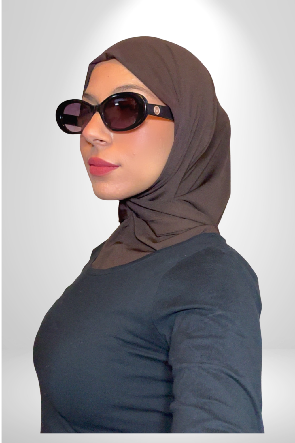 Cagoule 3 en 1 marron - Izifhijab