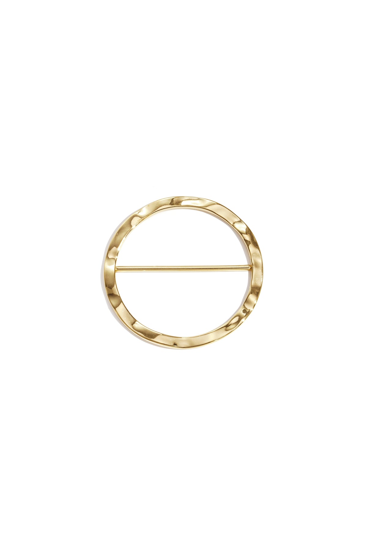 Pince à foulard ronde avec structure