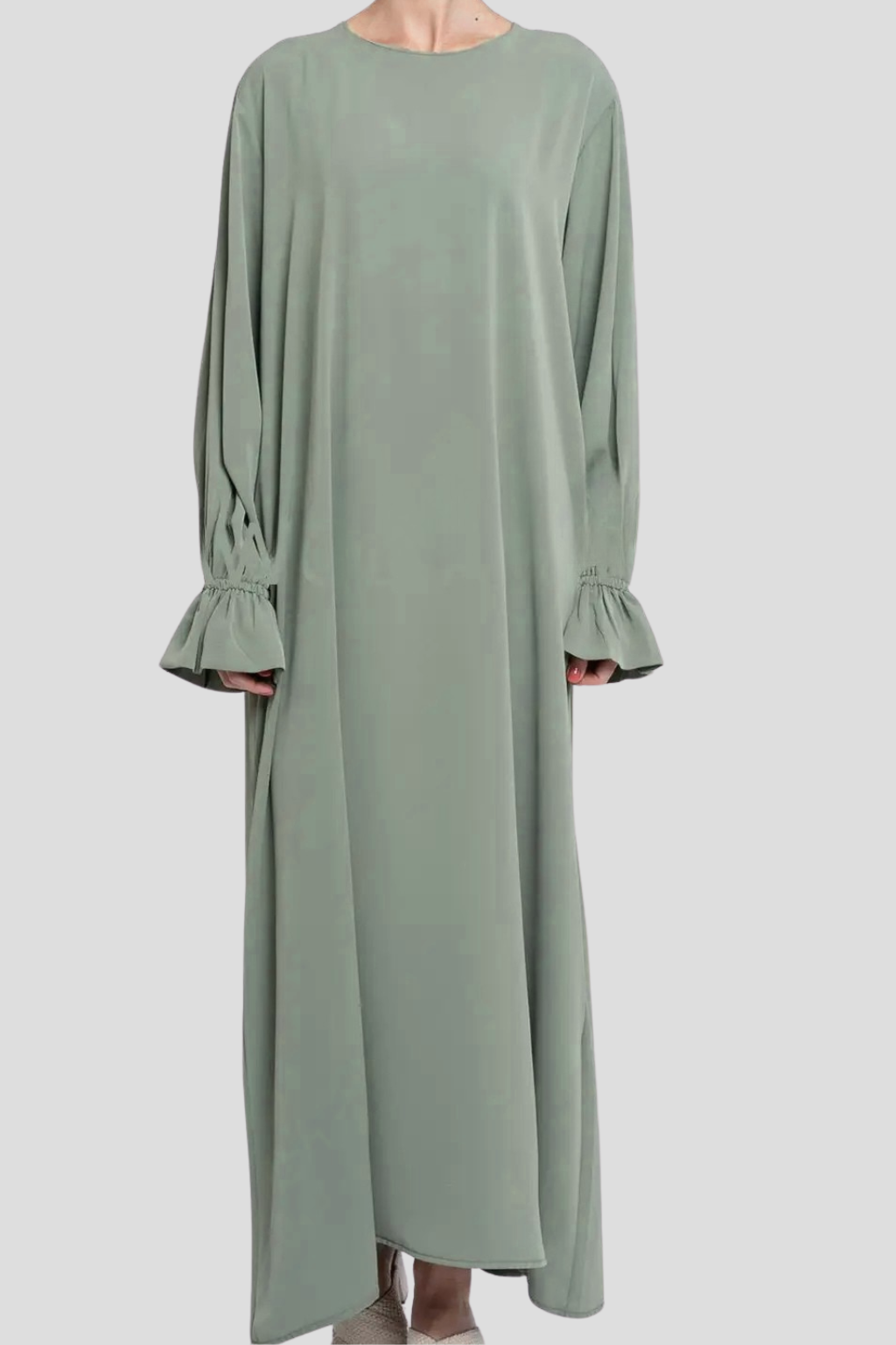 Abaya manches tulipe