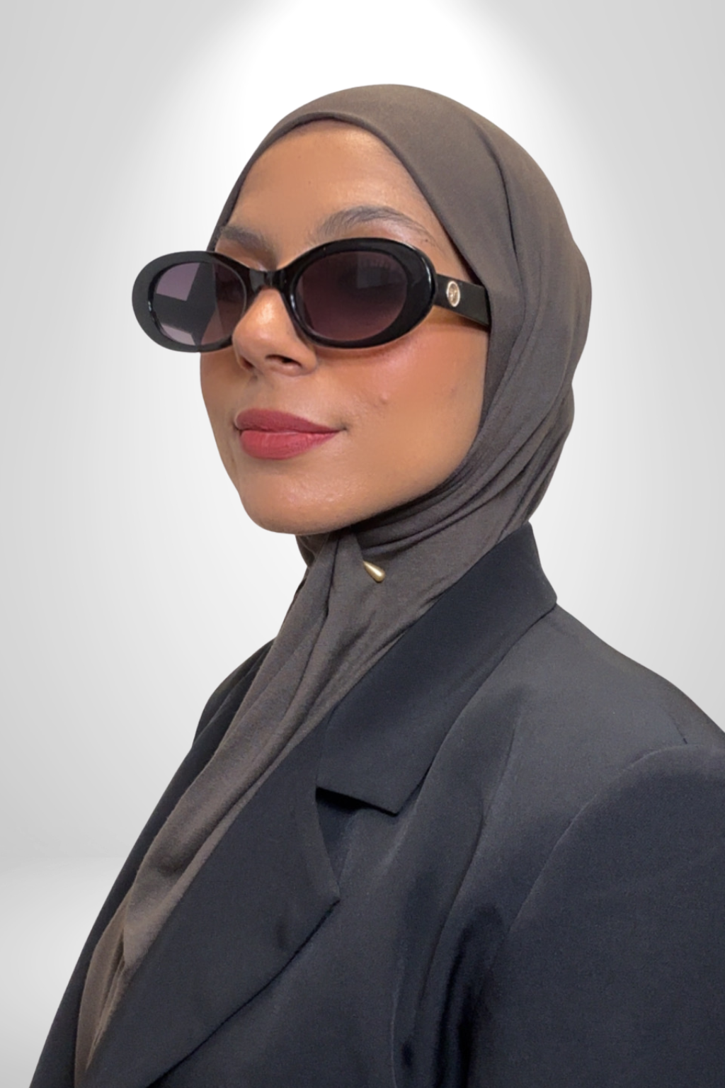 Bonnet turban gris foncé - Izifhijab