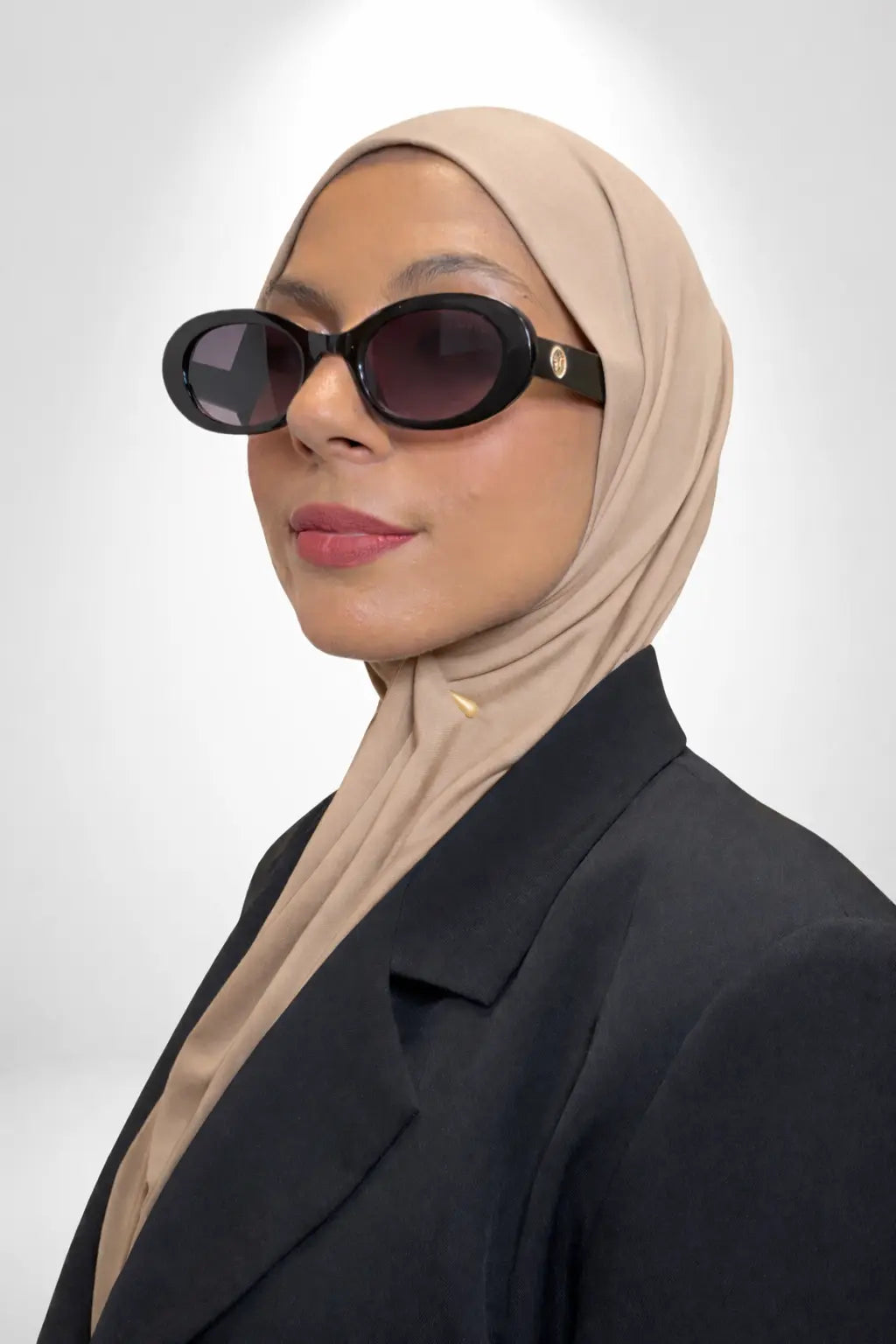 Bonnet turban beige Izifhijab