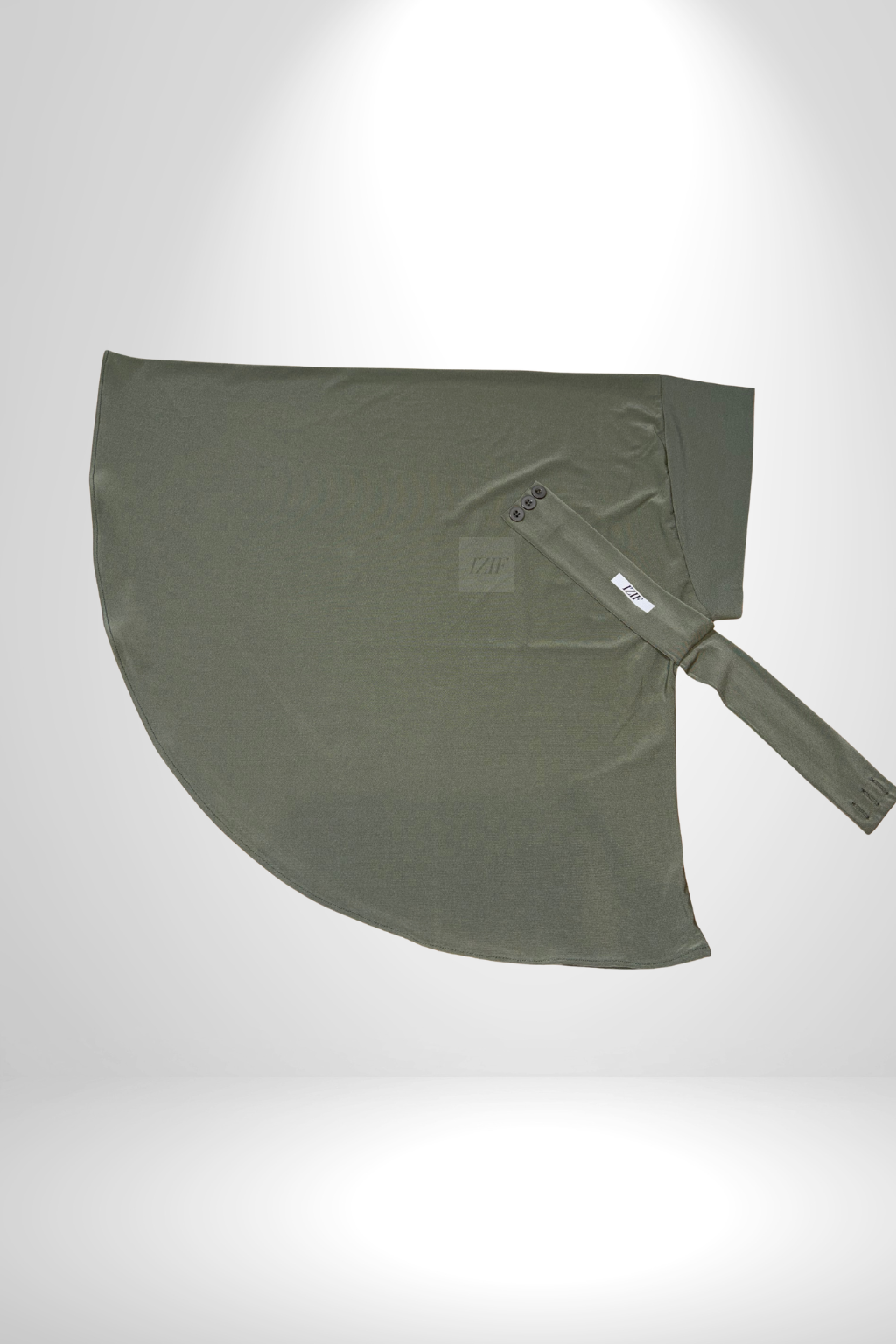 Cagoule Boutonné vert olive - Izifhijab