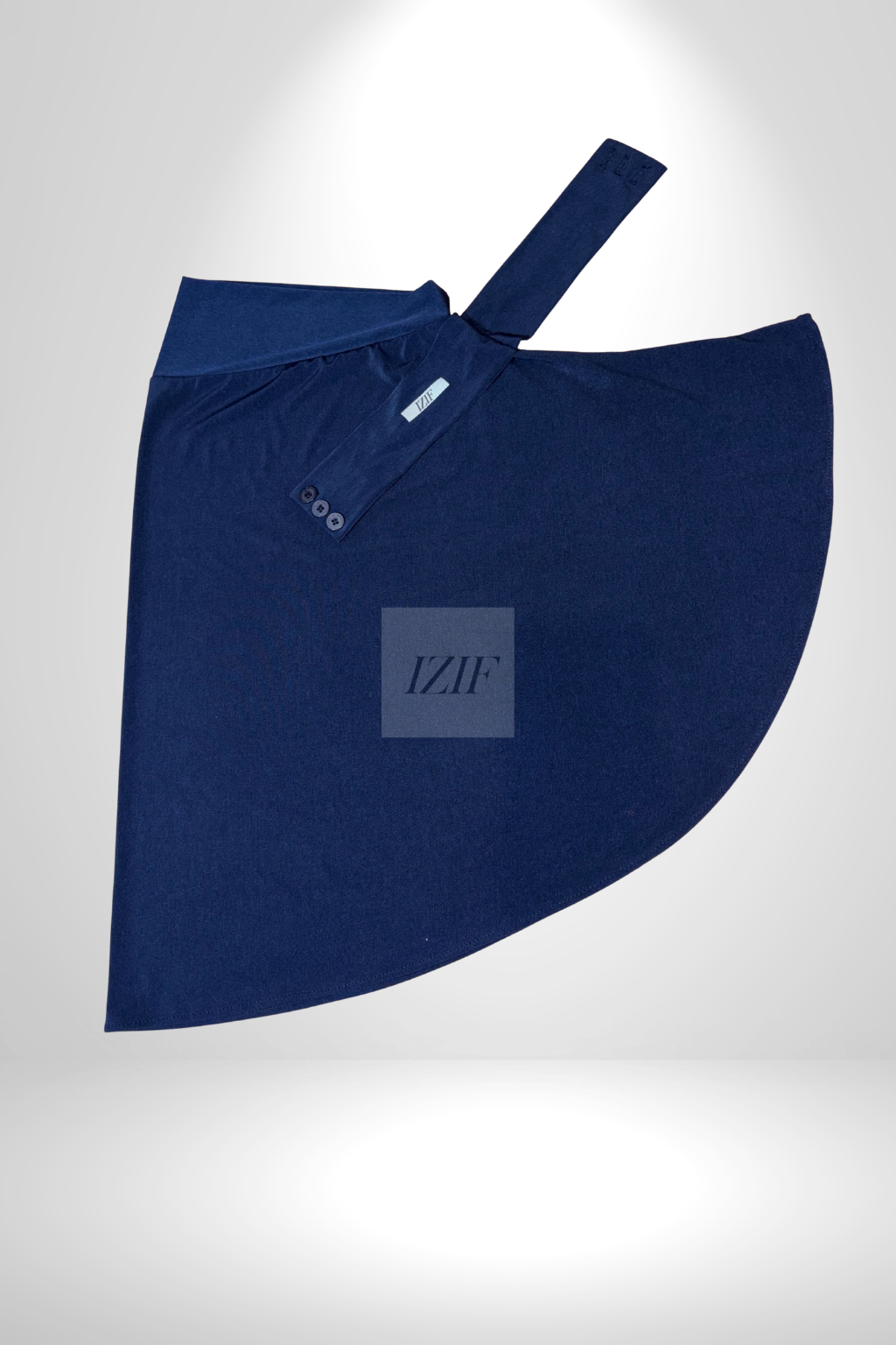 Cagoule Boutonné bleu marine - Izifhijab