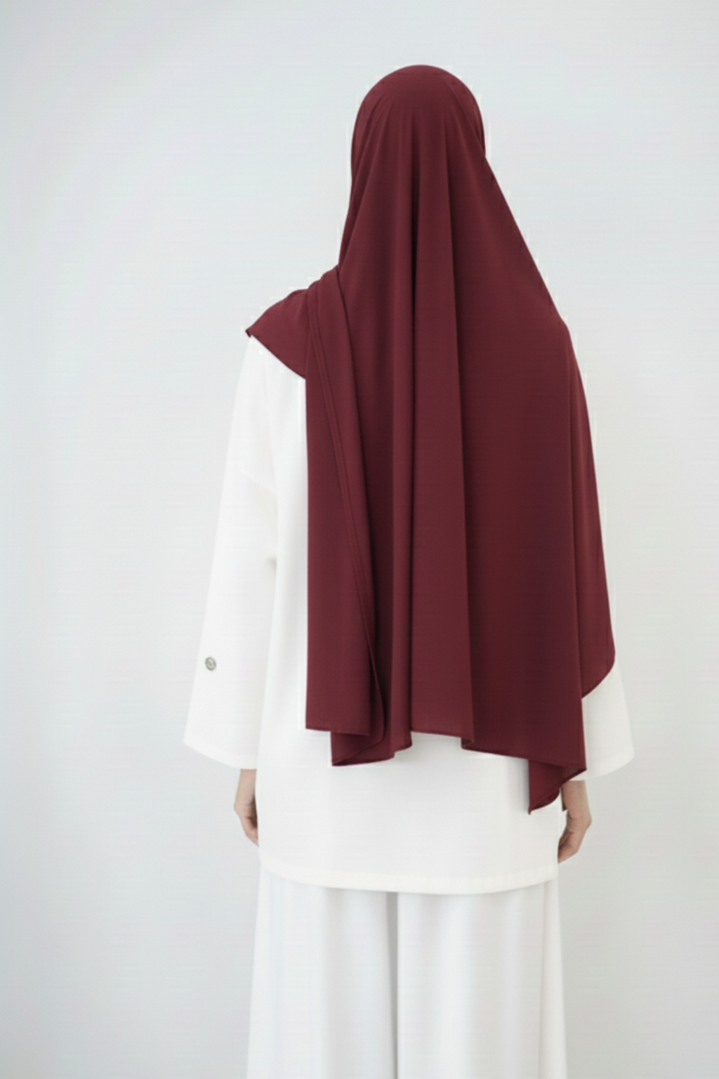 Hijab jersey premium bordeaux - Izifhijab