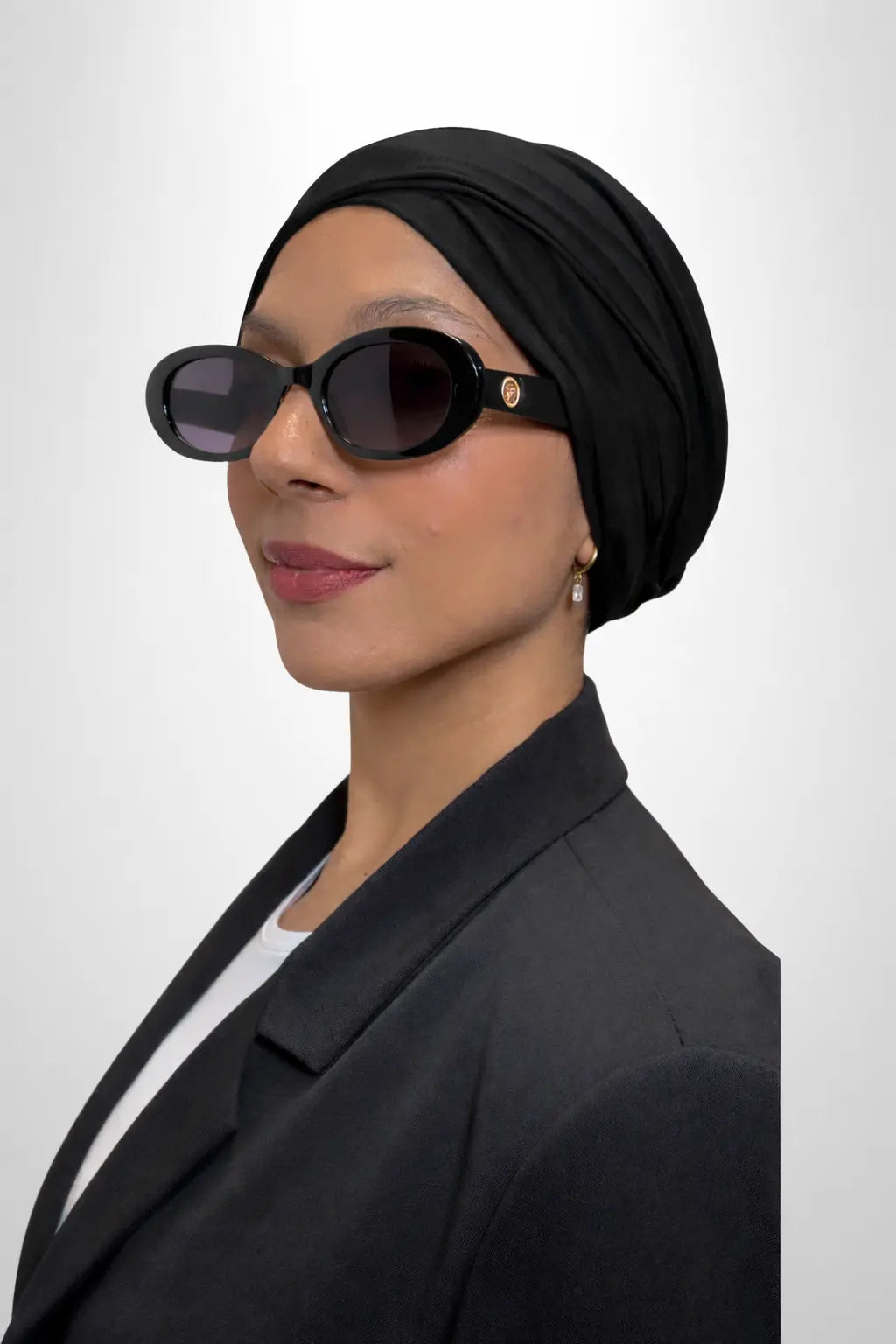 Bonnet turban noir Izifhijab