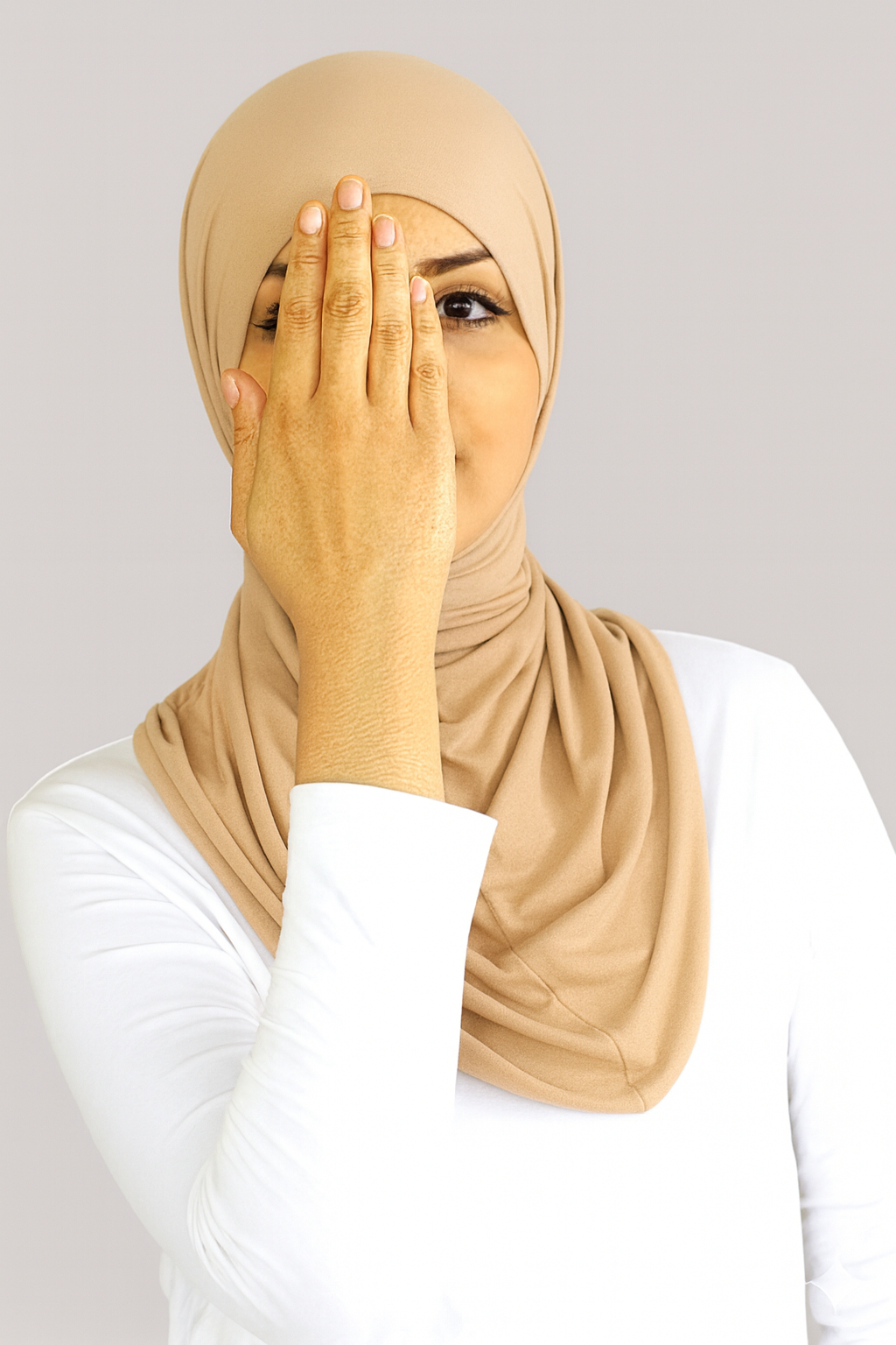 Cagoule izifhijab beige