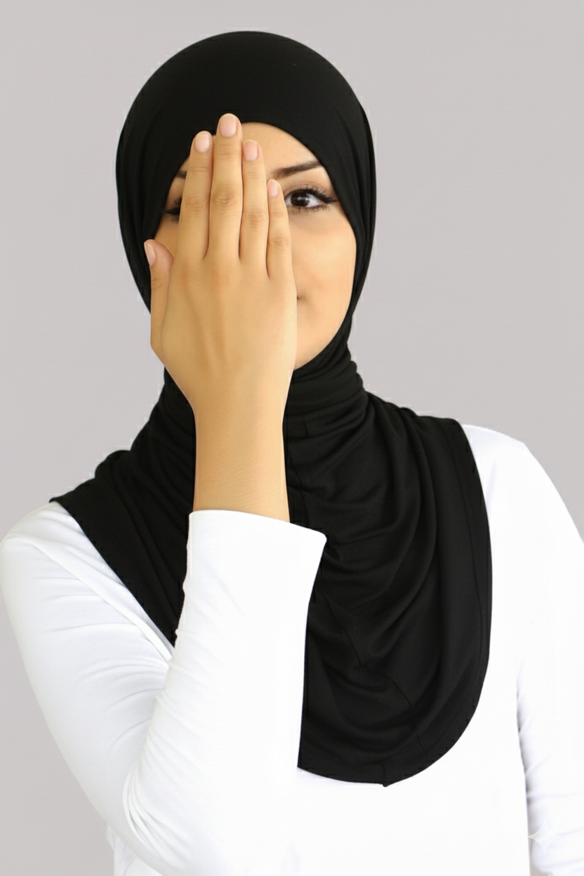 Cagoule izifhijab  Noir - Izifhijab
