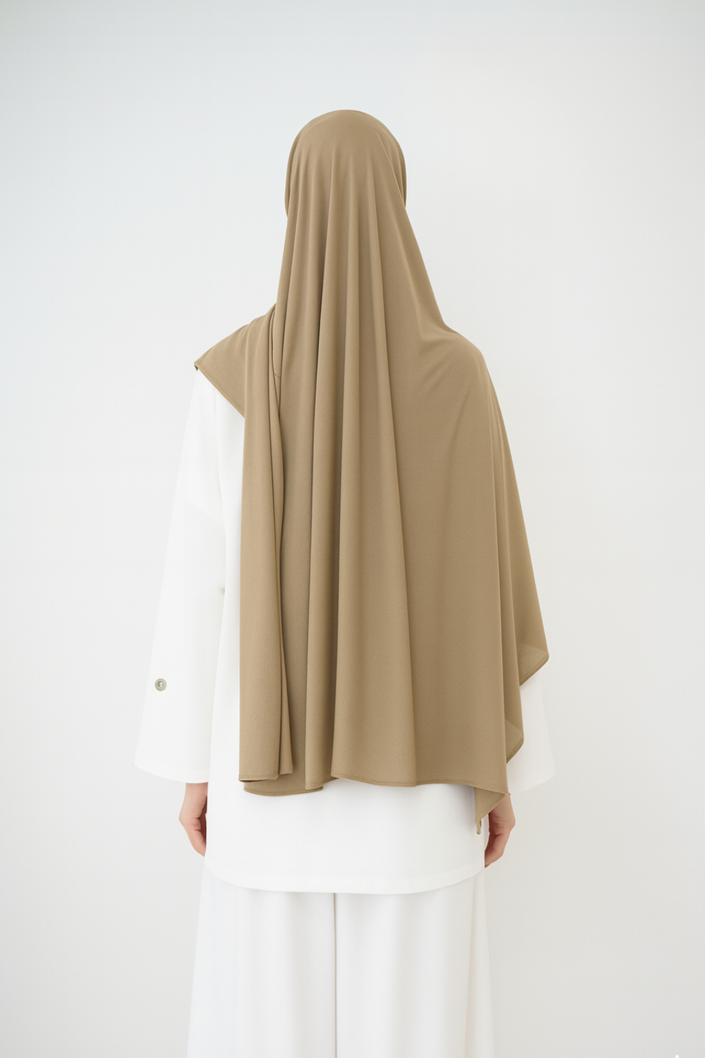 Hijab Jersey Premium  Taupe