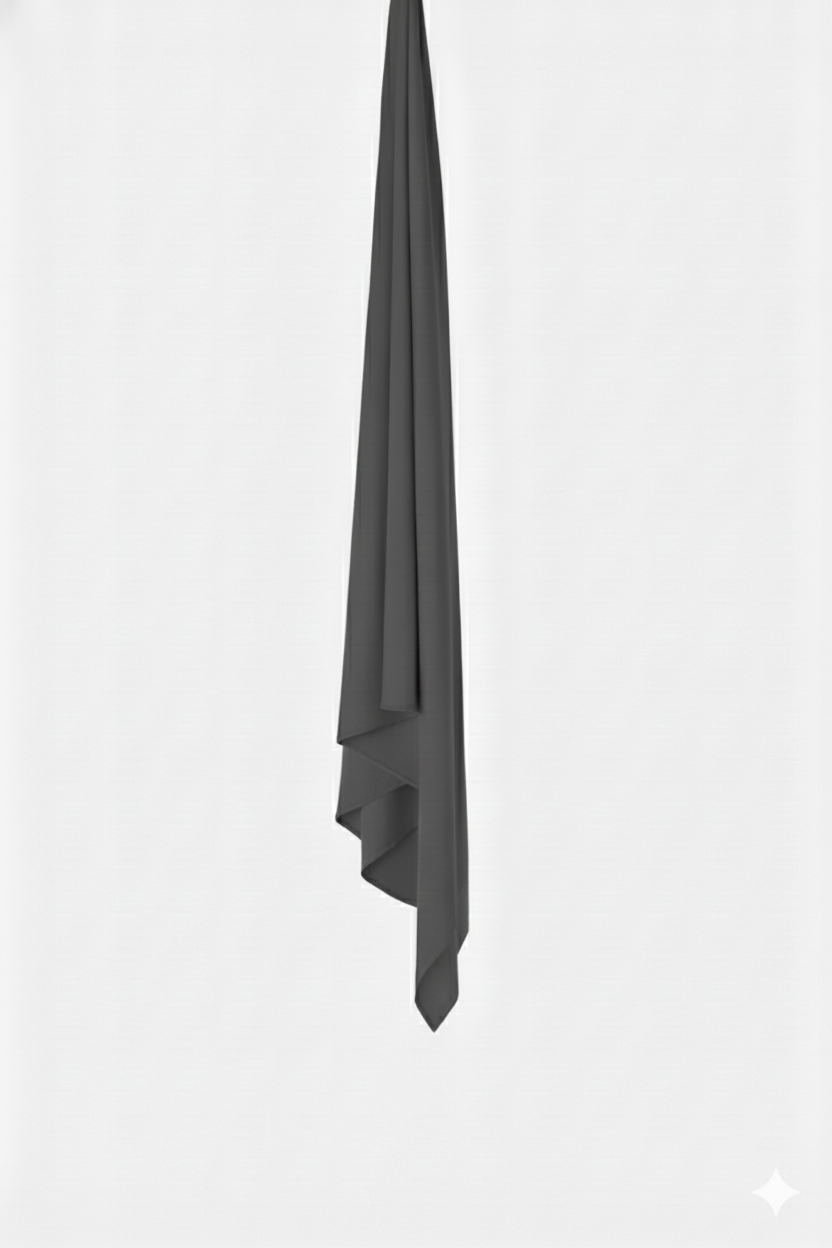 Hijab à enfiler gris souris - Izifhijab