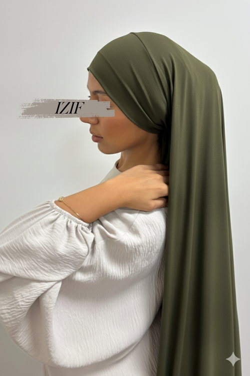 Hija  à enfiler kaki - Izifhijab