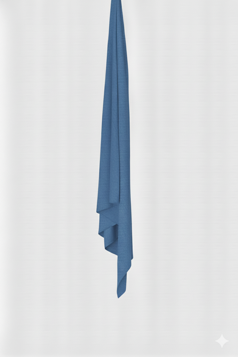 Hijab à enfile bleu jeans - Izifhijab