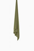 Hijab jersey liquide vert kaki - Izifhijab